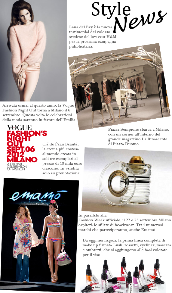 Style News Vogue Fashion Night Out Lush Lana del Rey H&M